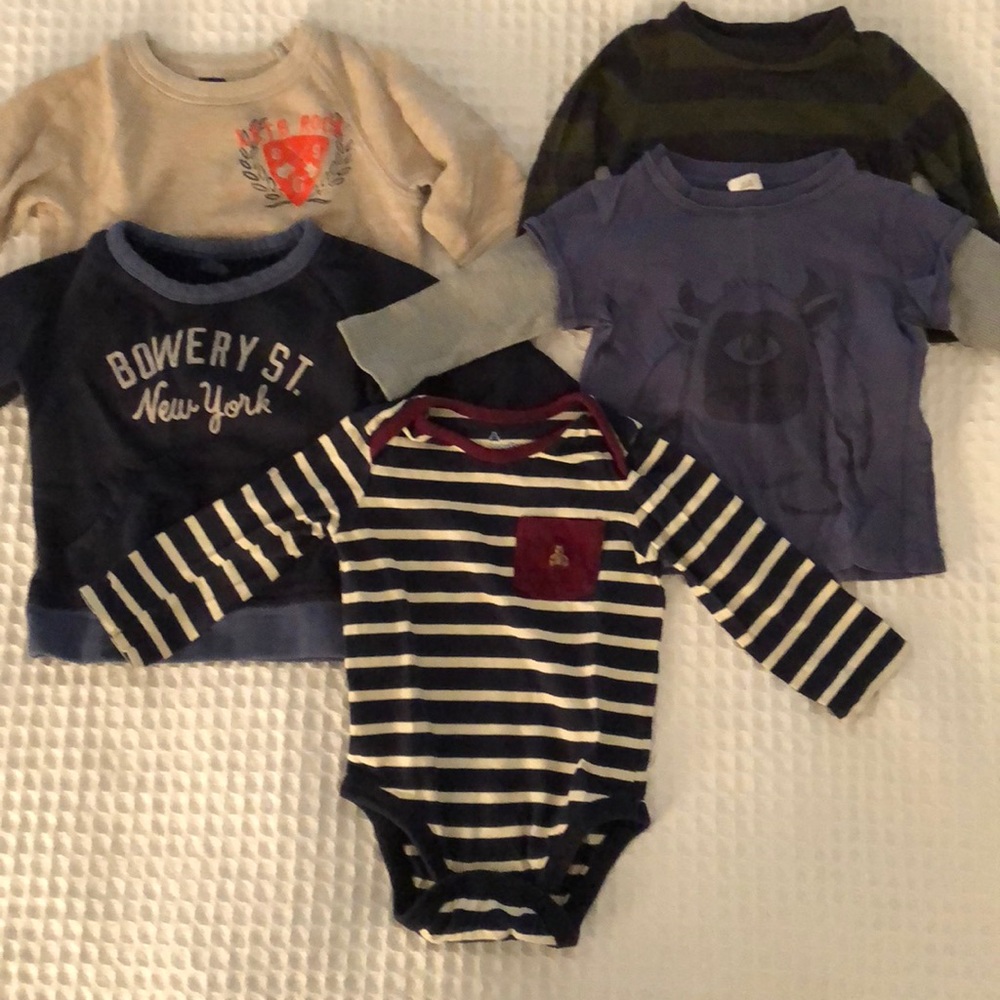 EGG and BabyGAP 12-18 mo boys shirts